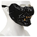 Miniatyrbild 4 av 4: Grimas mörka män och kvinnor halvansikte latexmask