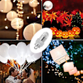 Miniatyrbild 3 av 4: Led Ballongljus 30st Led Lampion Led Papperslykta, Led