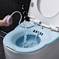 Miniatyrbild 1 av 4: Sitz Bath För Toalettsits Vikbar Squat Free With Flush Pump