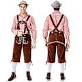 Miniatyrbild 1 av 5: Tyska traditionella Oktoberfest-kläder för män S