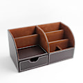 Miniatyrbild 1 av 6: PVC-förvaringslåda, lämplig för fjärrkontrollbrevpapper Brown