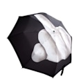 Miniatyrbild 1 av 4: Nyhet långfingerdesign Svart paraply Coola mode