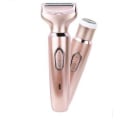 Miniatyrbild 1 av 5: 2 i 1 Lady Shaver Kvinnor Epilator Ansikte Ansiktsbehandling Kroppshår