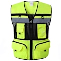 Miniatyrbild 1 av 5: L High Visibility Utility Safety Väst Mesh andningsbart arbete