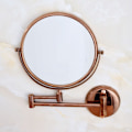 Miniatyrbild 2 av 5: Vikbar Dual Arm Förläng Rose Gold Mässing Väggfäste