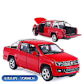 Miniatyrbild 2 av 3: 1/30 Alloy Die Cast Amarok Pickup Modell Leksaksbil Simulering