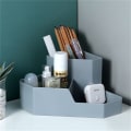 Miniatyrbild 3 av 6: Plastförvaringslåda, triangulär för Office 4-cellsförvaring
