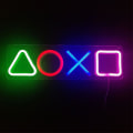 Miniatyrbild 1 av 4: Led neonljus Playstation Controller spelikon tecken rum