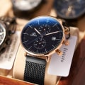 Miniatyrbild 2 av 6: lyx watch kvarts GMT toppmärke safirglas herr