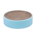 Miniatyrbild 1 av 6: Kompass Rund Cat Scratching Board, Corrugated Paper Scratch Blue