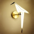 Miniatyrbild 1 av 5: Nordic Bird Lamp Golvljus Led Designer Stålampor Wall lamp