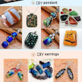 Miniatyrbild 4 av 5: 15 Styck Stor mikrovågsugn Kit Glasfusing Kit DIY smycken
