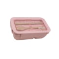 Miniatyrbild 1 av 6: Wheat Straw Lunchbox, mikrovågsugn, lämplig för studenter Pink