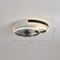 Miniatyrbild 2 av 5: Takfläkt Lampa Sovrum Matsal Vardagsrum Takfläkt