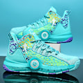 Miniatyrbild 3 av 5: Män Basketskor Mode Halkfria sneakers Andas BlackBlue 44