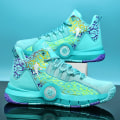 Miniatyrbild 3 av 5: Män Basketskor Mode Halkfria sneakers Andas Cyan 39