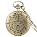 Miniatyrbild 1 av 5: Bill Cipher- Gravity Falls Theme, Quartz Pocket Watch, Bronze