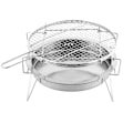 Miniatyrbild 1 av 6: Mini Grill Grid Vikbar Rostfritt stål BBQ Grill