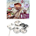 Miniatyrbild 5 av 6: 6 STK/ Set Camping Köksredskap Rostfritt Stål Matlagning Set Soppa