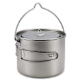 Miniatyrbild 1 av 5: Lixada 900ml ultralätt titan mugg bärbar hängande