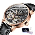 Miniatyrbild 1 av 5: Automatisk självvindande watch i mekanisk stil för män Gold Black L