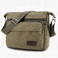 Miniatyrbild 1 av 6: Hög kvalitet New Fashion Herr Canvas Bag Axelväska