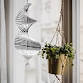 Miniatyrbild 4 av 5: Hängande väderkvarn Vindspinnare i rostfritt stål - reflekterande