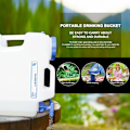 Miniatyrbild 4 av 6: 10L utomhusdricksvattenpåsar Camping Matlagning Picknick BBQ