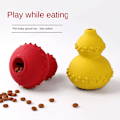 Miniatyrbild 3 av 6: Pet Toy kalebass läcker boll, naturgummi resistent mot Red