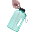 Miniatyrbild 5 av 5: 3,7 l stor vattenflaska hydrering med motiverande tid Black