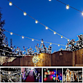 Miniatyrbild 2 av 5: 20 Led Power Fairy Light String Lamps House Ourdoor Xmas