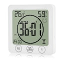 Miniatyrbild 2 av 6: LCD Badrum Väggklocka Temperatur Luftfuktighet Nedräkning