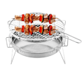 Miniatyrbild 4 av 5: Mini Grill Grid Vikbar Rostfritt stål BBQ Grill