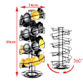 Miniatyrbild 5 av 5: Kaffekapselförvaringsställ 360 graders roterbar spiral