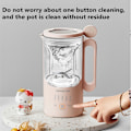 Miniatyrbild 4 av 4: Mini hushålls elektrisk sojamjölkkvarn Juicer Automatisk
