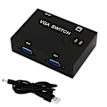 Miniatyrbild 1 av 5: Dator VGA Switcher 2 ingång 1 Output VGA 2 Port Switcher