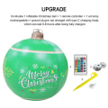 Miniatyrbild 4 av 5: Light Up Pvc Uppblåsbar Ball För Jul Pvc Material Red