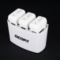 Miniatyrbild 1 av 5: Ocday White 3 In 1 3 Port Batteri Dock Batteriladdare För