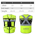 Miniatyrbild 5 av 5: L High Visibility Utility Safety Väst Mesh andningsbart arbete