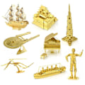 Miniatyrbild 3 av 5: 3d metall pussel för vuxna barn DIY Monteringsmodell Kit