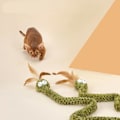 Miniatyrbild 4 av 6: Kattleksak Orm retande kattpinne, retande kattartefakt
