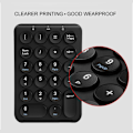 Miniatyrbild 2 av 6: qwert Bluetooth trådlöst minitangentbord 22 tangenter Numerisk