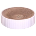 Miniatyrbild 1 av 6: Kompass Rund Cat Scratching Board, Corrugated Paper Scratch White