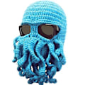 Miniatyrbild 1 av 4: Tentakel Octopus Cthulhu Stickad mössa Cap Wind Ski Mask Blue
