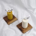 Miniatyrbild 3 av 5: Geometrisk honeycomb cylindrisk ljus form DIY Wicks