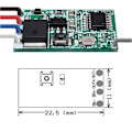 Miniatyrbild 5 av 5: 433mhz Dc 3,6v 6v 12v 24v 1ch Relay Wireless Rf Remote