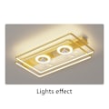 Miniatyrbild 5 av 5: Silent Stealth Fläkt Light Ceiling Light Fashion Vardagsrum