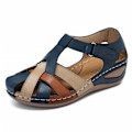 Miniatyrbild 1 av 5: Lollita Orthopaedic Plus Sandaler Pu Läder Retro Arch Blue 43