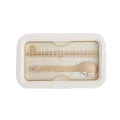 Miniatyrbild 1 av 6: Wheat Straw Lunchbox, mikrovågsugn, lämplig för studenter White