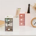 Miniatyrbild 4 av 6: Plast pennfat, multi - funktion fyrkantig plast multi - White